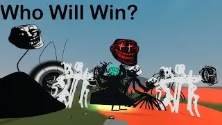 ALL TROLLGE SNPC FIGHT - GarrysMod Sandbox (Trollge Mod Pack)