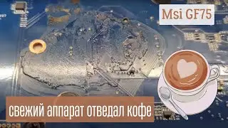 Msi GF75 свежий аппарат отведал кофе
