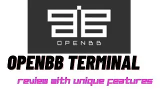 openbb terminal review with unique features like this