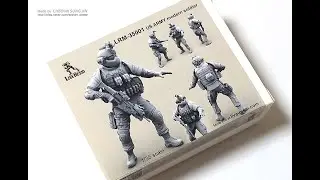 LRM 35001 US ARMY modern soldier 프라모델 소품 레진 피규어 (plamodel/figure)