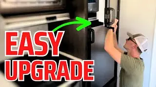 RV Fridge MOD: Magnetic & Dry Erasable Refrigerator Door