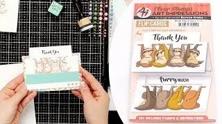 How to Use the Flip Card Stamp and Die Collection | Art Impressions