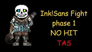[TAS] Ink!Sans Fight v0.39 phase 1 — NO HIT