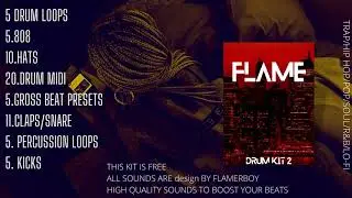 (50+) FREE DRUMS/LOOD + TRAP MIDI KIT + GROSS BEAT PRESETS | 2021