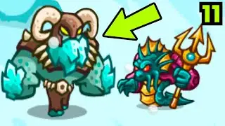 Морозный ГИГАНТ атакует темную армию! - Kingdom Rush Vengeance # 11 Андроид Игры