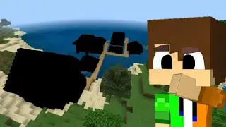 Меня обманули и построили фейкувую деревню в Minecraft PE