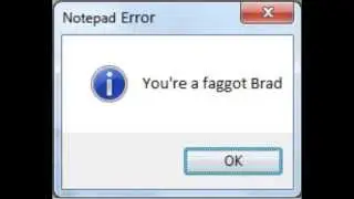 Notepad error