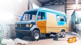 Покраска автодома. Реставрация Mercedes T1  / КИТЖИВИ 52
