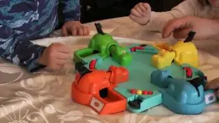 Настольная игра «Голодные бегемотики» (Hungry Hippo)