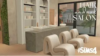 Hair & Nail Salon | Sims 4 Speed Build