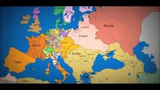 Карта Европы за 1000 лет