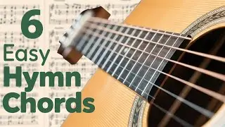 10 EASY HYMNS // Guitar Tutorials in G-Major (G, G7, C, D, D7, A7)