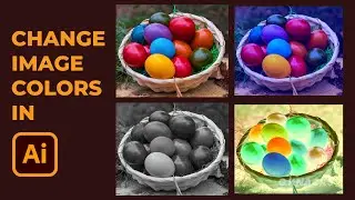 Change Image Colors inside Adobe Illustrator