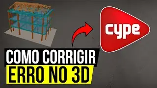 HOW TO SOLVE 3D ERROR IN CYPECAD SUPER EASY AND FAST