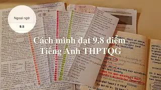 Cách mình đạt 9.8 điểm Tiếng Anh THPTQG  (*´▽`*) thời gian biểu, phương pháp, bí kíp phòng thi ✧