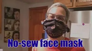 No sew face mask
