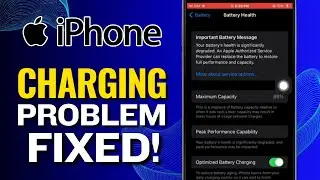 Fix iPhone Charging but Battery Percentage Not Increasing On iOS 17 | Connected But Not Charging