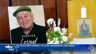 John Savva buried - nbc