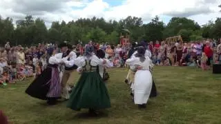 Folkdans på Skrylle, Midsommar 2014
