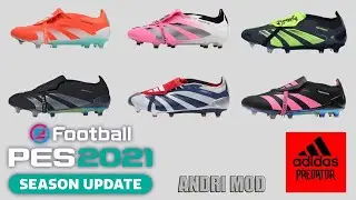 PES 2021 - PREVIEW BOOTPACK ADIDAS PREDATOR ELITE TONGUE 2024