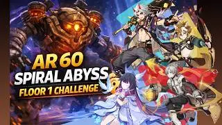 Spiral Abyss 6.5 is TOO EASY 🤯 AR 60 (Part 1) | Genshin Impact 6.5