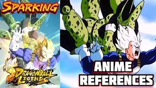 TRANSFORMING CELL REFERENCES ( SIDE BY SIDE ) DRAGON BALL LEGENDS