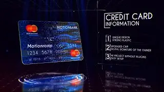 Plastic Card Presentation/After Effects Template/Videohive, Motion Array