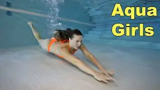 Swimming Underwater Bikini Girl