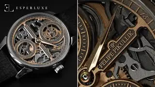 The NEW Hand-FInished Felipe Pikullik Skeleton Regulator Watch