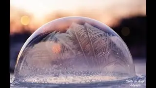 Timelapse frozen bubble (bevriezende zeepbel)
