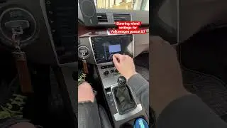 Junsun Android steering wheel controls setting canbus for Volkswagen Passat B7 