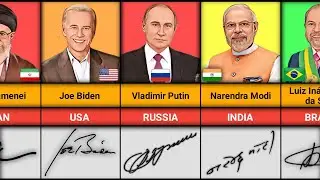Signature Of National Rulers From Different Countries | world leaders signatures 2024