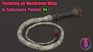 Texturing a Mushroom Whip 🍄 With Adobe Substance Painter