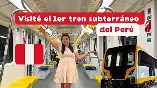 Visite el primer tren subterraneo del Perú 🇵🇪 🚅 😱