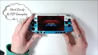 ASMR Eating Hard Candy & PSP Video Gameplay | Controller Sounds | Whispering