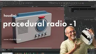 Houdini  - Making a procedural radio - Part 1