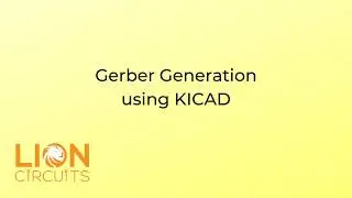 Gerber Generation using KICAD