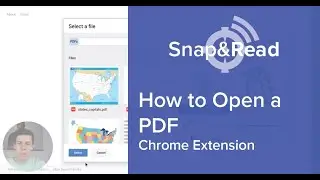 Snap&Read: How to Open a PDF in Chrome