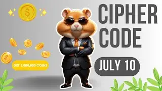Hamster kombat Cipher Code July 10 //Get Extra 1,000,000 coins