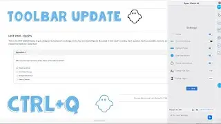 Toolbar Stealth & Customization Update - Apex Vision AI