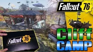 Best Cliffside Camp Location in #Fallout76 + Mystery Box from Bethesda Unboxing