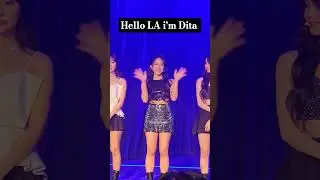 Dita Karang of Secret Number introducing herself 😍 | Los Angeles 2024 #secretnumber