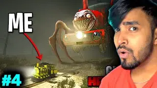 TECHNO GAMERZ CHOO CHOO CHARLES PART 4 - SCARED AND FUNNY MOMENTS