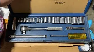 HUSKY 3/8 Socket Set Made in USA