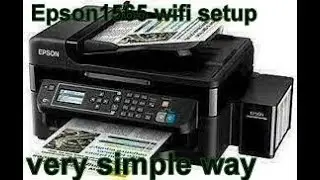 Epson l565 printer. wifi settings. very simple. how to