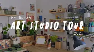 ART STUDIO TOUR (yes, finally!) | Visit my dream studio!