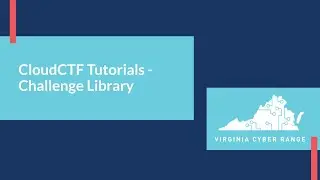 CloudCTF Tutorials - Challenge Library