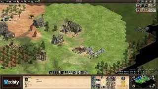 Voobly AOE2 1.6: Nomad, Goths vs Poles