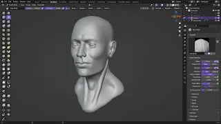 Head sculpting | Timelapse