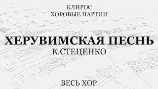 Херувимская песнь. К.Стеценко. Весь хор